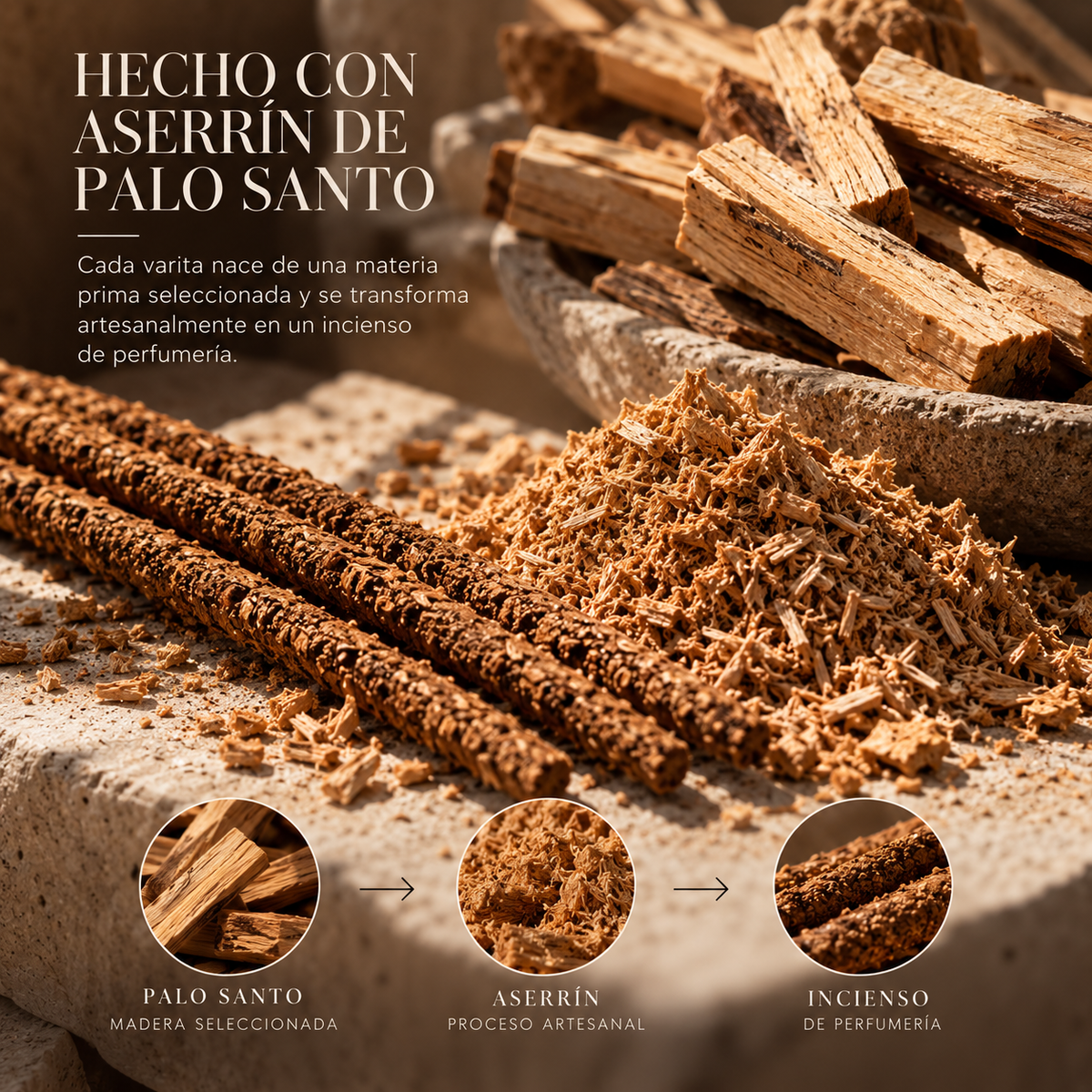 Inciensos Santal 33 50gr (10 horas de quemado) (Copia)