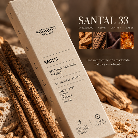 Inciensos Santal 33 50gr (10 horas de quemado) (Copia) (Copia)